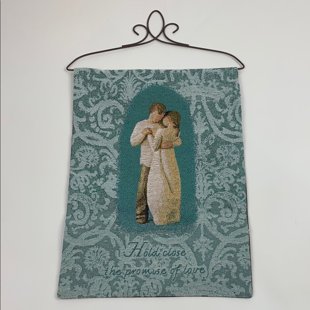 Willow Tree Promise Collection Romantic Wall Hanging Tapestry Couple Design